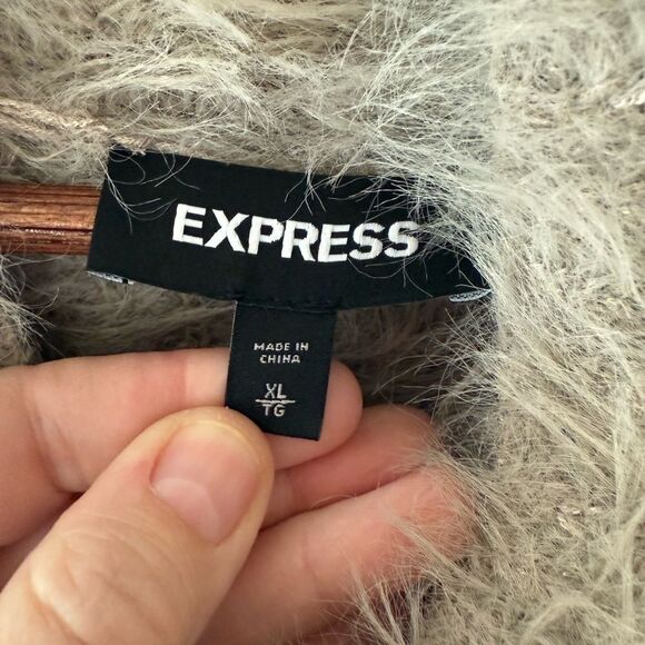 Express furry soft material oversized sweater size xl amazing quality - Picture 6 of 16